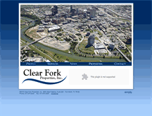 Tablet Screenshot of clearforkproperties.com